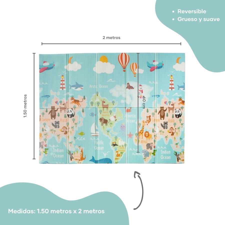 Tapete Plegable Mapa