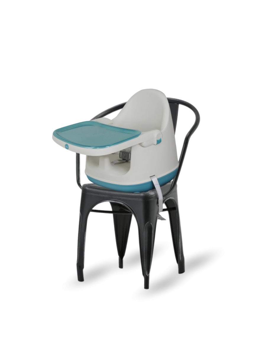 Silla Alta y Booster: Multifuncional Azul 3 en 1