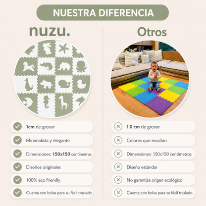 Tapete de Animales - Verde