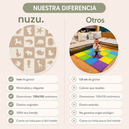Tapete de Animales - Beige