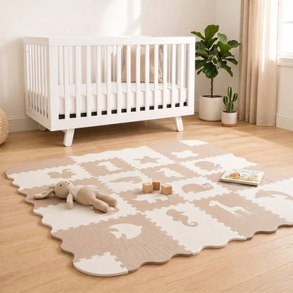 Tapete de Animales - Beige